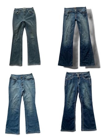 Y2K flared boot cut jeans
