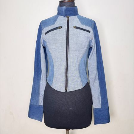 UPCYCLED Y2K STAR FITTED JACKET