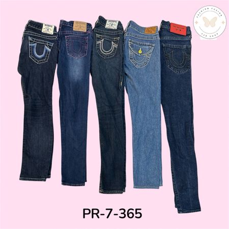 Women's True Religion Flare Jeans – Iconic Y2K Low Rise Denim (PR-7-365)