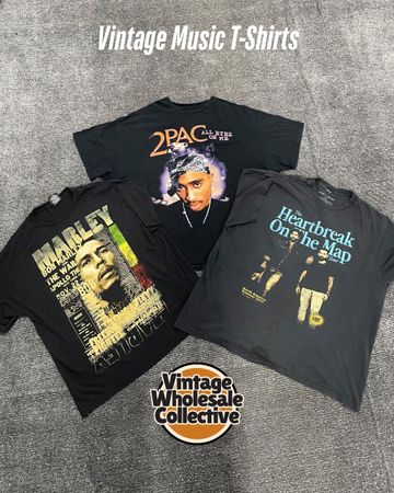 🔴 Vintage Music T-Shirts - (23/09)