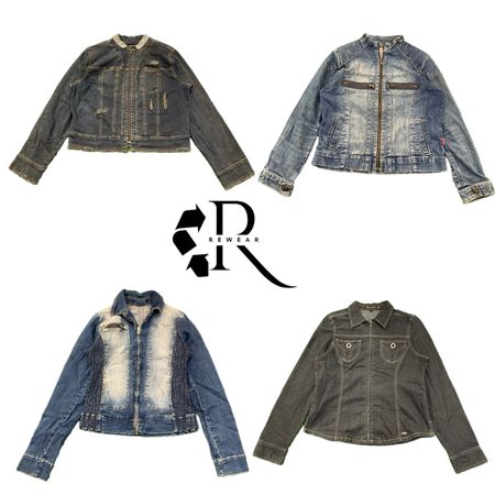 Y2K Era Cyber Girl Denim Jacket RW-2244