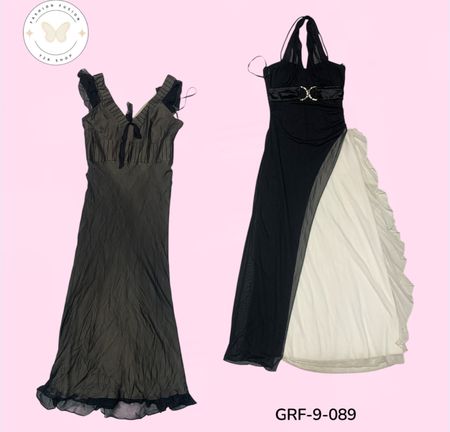 Robe en polyester Y2K | Collection de robes en polyester pour femmes vintage des années 2000 | Vente en gros (GRaf-9-089)