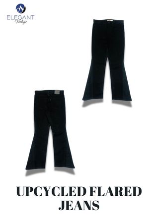 Upcycled Flared Jeans - EVR0218