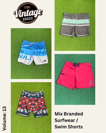 Vêtements de surf de marque / Shorts de bain, y compris Billa Bong, Quick Silver, Hurley et autres, Volume-13, 20 pièces