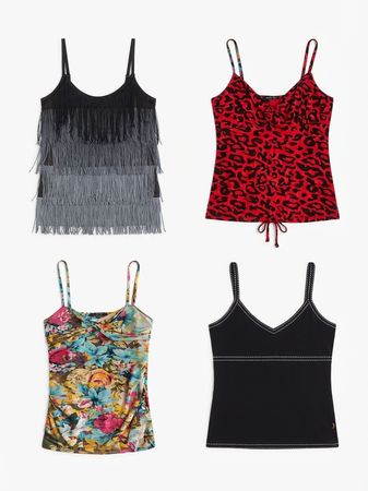 Y2K cami tops