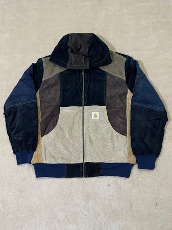 Veste à capuche en velours côtelé Carhartt recyclée 🐒