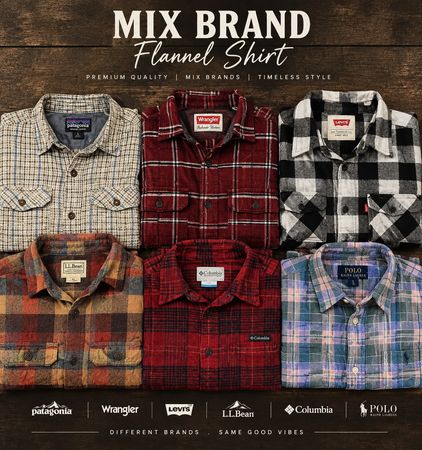 FLANNEL SHIRT MIX BRAND