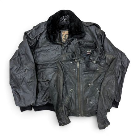 Jaquetas de Couro Vintage Estilo B-3 Schott