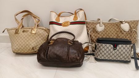 Lote de Bolsas de Designer / Coleção de Estilo Vintage Gucci & Fendi
