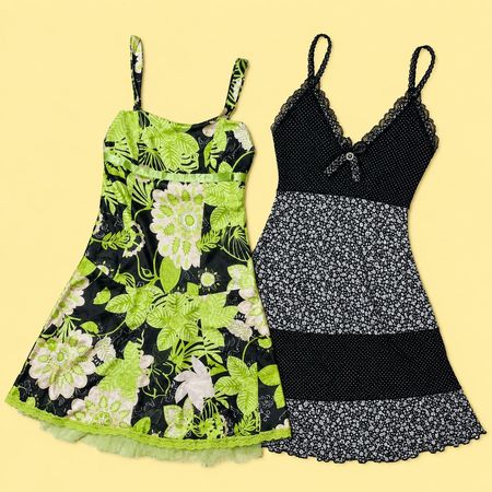 Y2k Floral Slip dress