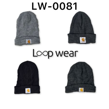 Vintage Carhartt Ribbed Knit Cuffed Beanies