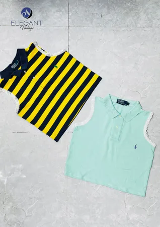 UPCYCLED Sleeveless Polo Shirts - EVR0499