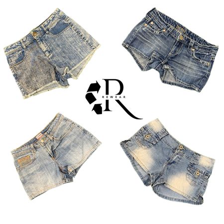 Y2K NYC IT GIRL DENIM SHORTS RW-2313