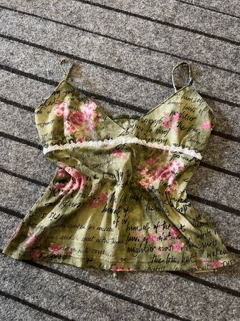 Top Camisole Y2K Recyclé