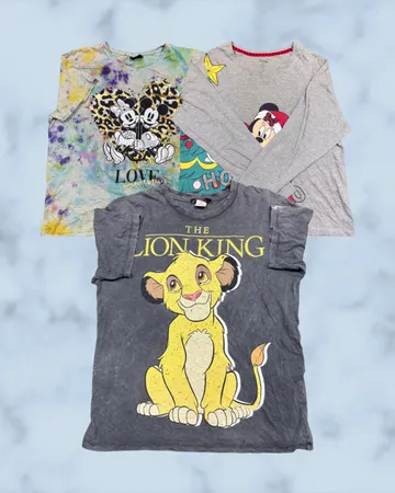 T-shirt grafiche in stile Y2K Disney (ZKIT-70)