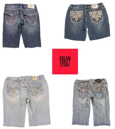 MISS ME TRUE RELIGION ROCK REVIVAL SHORTS