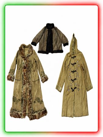 Vintage Afghan Coats – Premium Fur Trim & Embroidered Y2K Bundle | Wholesale(AF-38.)