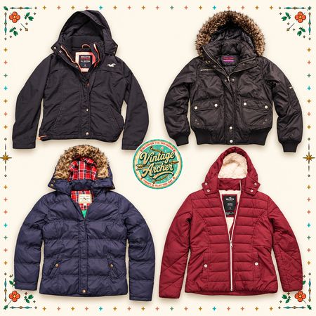 Retro Damen-Fellkapuze Puffer- und Winterjacken Mix: 10 Stück (P2)