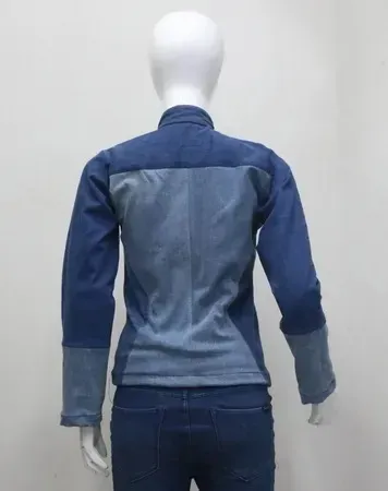 CR1930 Upcycled Denim Jacket