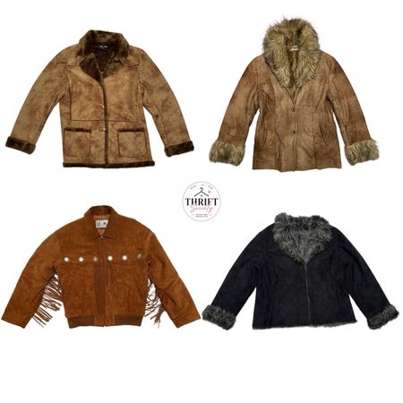 Vintage Afghan Faux Fur Kurzmantel Mix ( TS-069 )