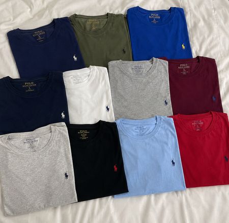 t-shirts à col rond Ralph Lauren premium