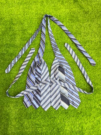 Top en halter à cravate recyclé