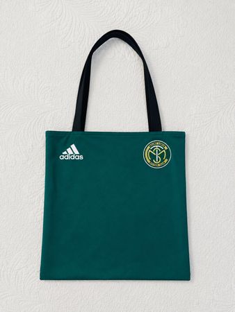 Borsa a tracolla in jersey da calcio riciclato