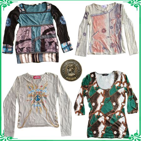 Vintage Y2K Fashion Long Sleeve Tops Blouses Collection
Retro Aesthetic Printed Graphic Tops Lot A121