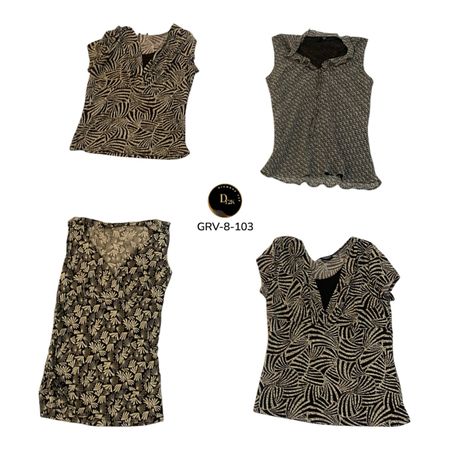 Women’s Poly Blouse – Stylish Office & Casual Wear. (GRV-8-103)