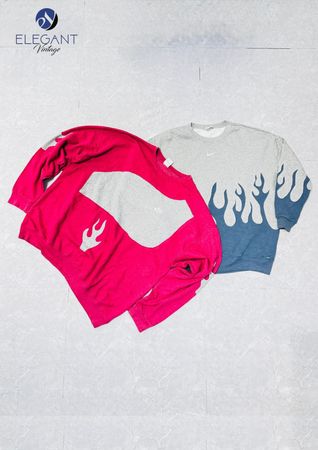 Upcycled Nike & Mix Branded Sweatshirts -  EVR0452