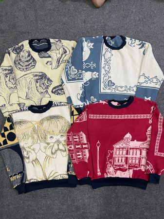 Upcycled Tapestry Sweater