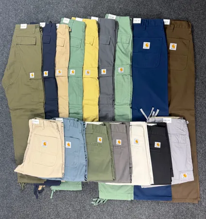 CARAHRTT. Pantalons cargo en coton et pantalons de bureau