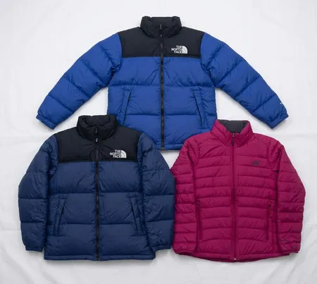 The north face puffer jacket 6 piece