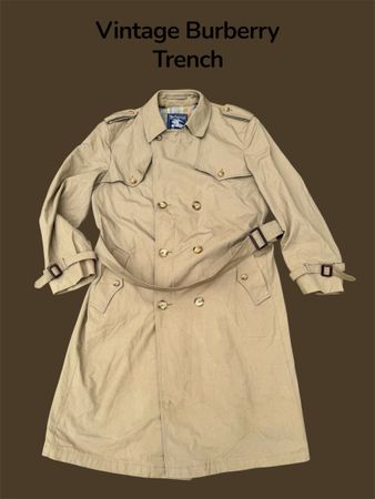 Branded Vintage Burberry Trench Coat