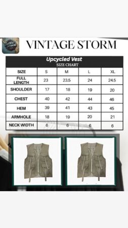 Upcycled Cotton Utility Vest