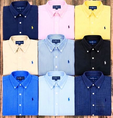 Authentic Ralph Lauren Cotton Button_Up Shirts