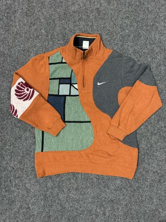 Upcycled Nike 1/4 zip
