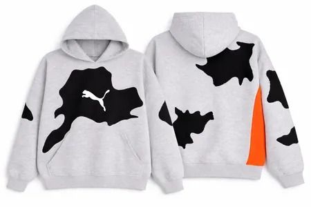 CR1462 Sweat à capuche graphique de marque recyclé