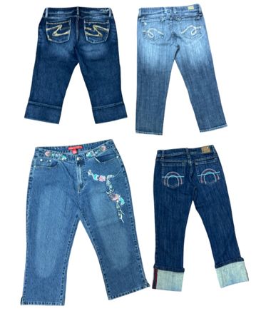 Y2K Hot selling Capri jeans 09pcs At  1240