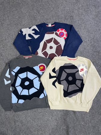 Upcycled Nike Patchwork Sweatshirt