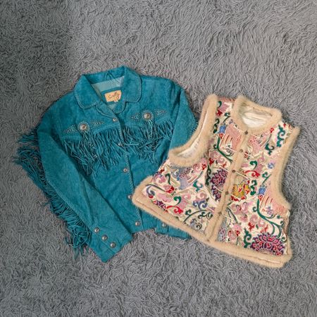 ***Y2K Western Cowboy Coats – Suede & Shearling Jackets