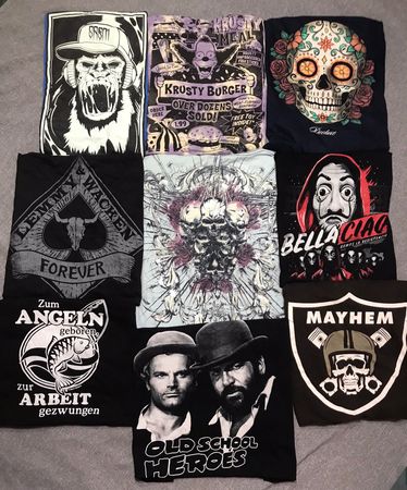 Premium Vintage-Druck T-Shirts