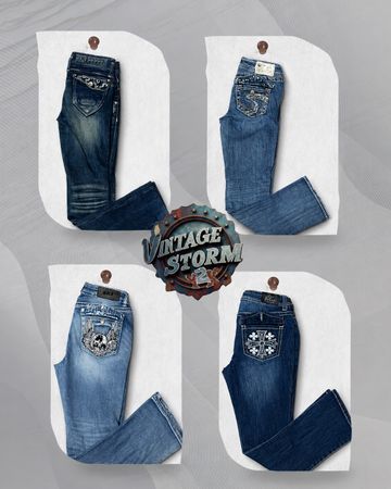 Jeans Decorati Y2K