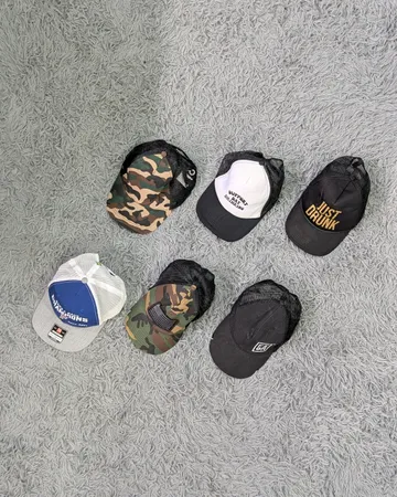 ***Vintage Style Trucker Caps – Mesh Hat Mix