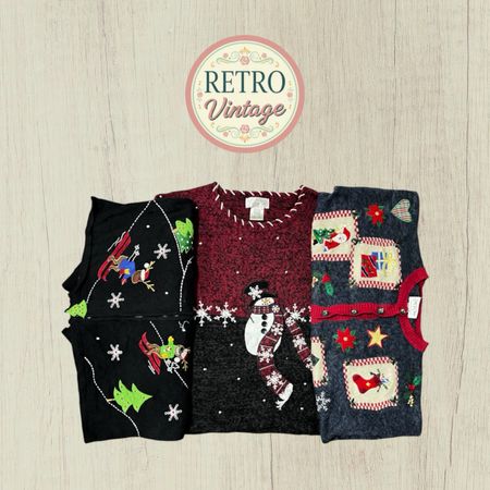 Christmas vintage jumpers |E|
