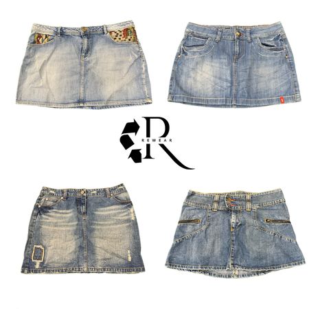 Y2K NYC IT Girl Denim Mini Skirt RE-2224