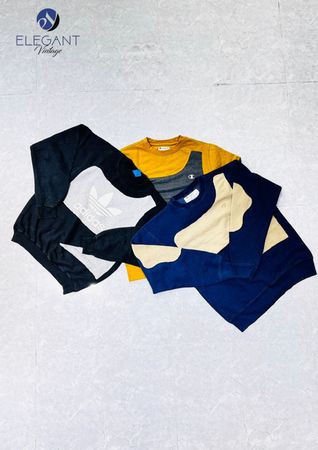 Upcycled Champion & Mix Branded Sweatshirt - EVR0390