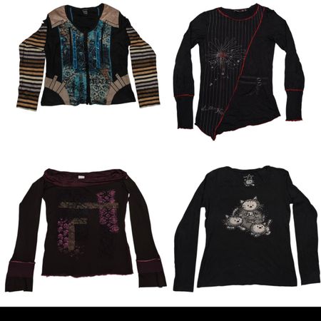 Top boho colorido Y2k