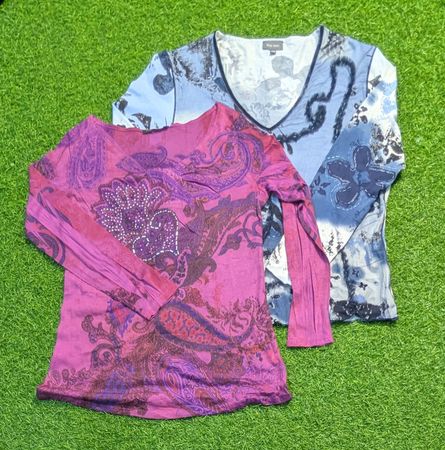 6722 - T-Shirts à Manches Longues Style Y2K