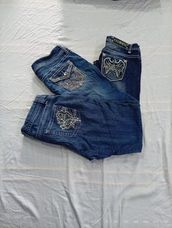 CR10930 Y2K Flare Jeans
